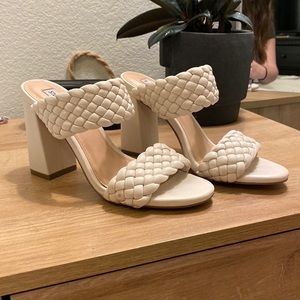 Never Worn Steve Madden Rope Heeled Sandals
